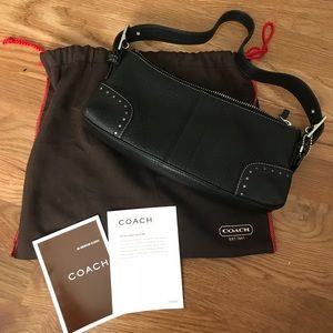 Coach Black Leather Purse